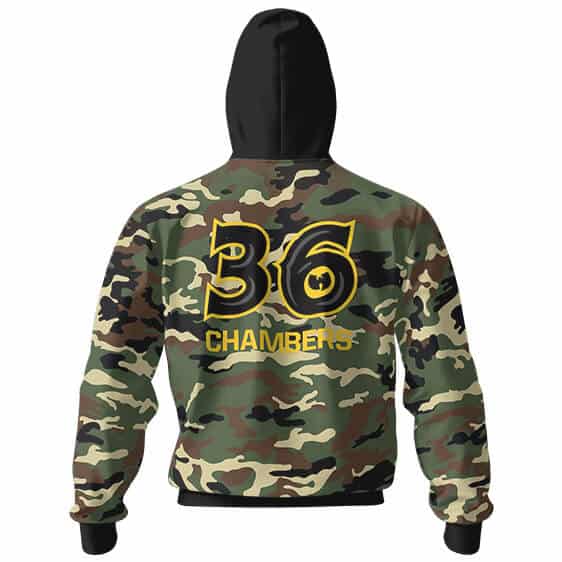 36 Chambers Wu-Tang Clan Camouflage Zip-Up Hoodie