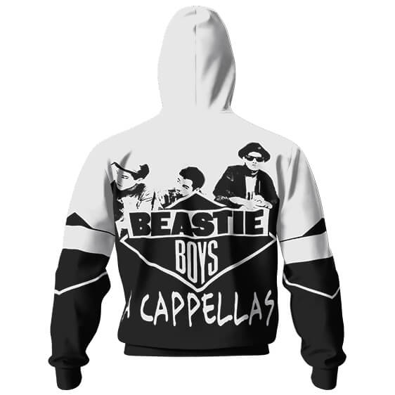 A Cappellas Beastie Boys Black White Zip Hoodie