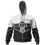 A Cappellas Beastie Boys Black White Zip Hoodie