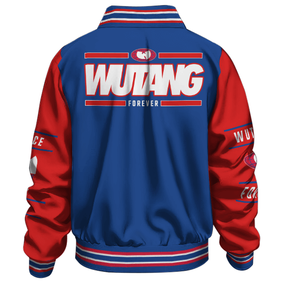 All City Wu Wear Wu Tang Red Blue Varsity Jacket