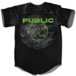 Around The Globe Public Enemy Art Baseball Jersey