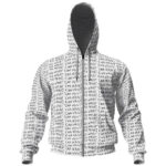 B-Boys So What 'Cha Want Pattern Zip-Up Hoodie