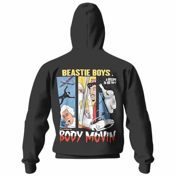 Beastie Boys Body Movin Comics Black Zip Hoodie