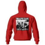 Beastie Boys Check Your Head Red Zipper Hoodie