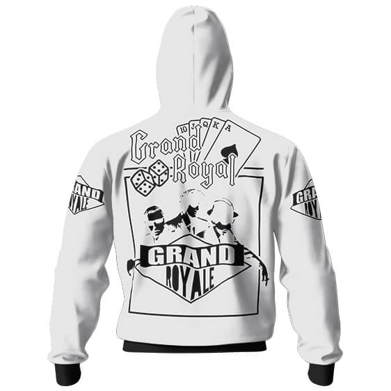 Beastie Boys Grand Royal Cards Logo Zip-Up Hoodie
