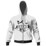 Beastie Boys Grand Royal Cards Logo Zip-Up Hoodie