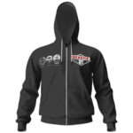 Beastie Boys Head Logo Art Black Zip-Up Hoodie
