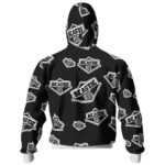 Beastie Boys Iconic Logo Pattern Zip-Up Hoodie