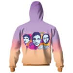 Beastie Boys Members Rainbow Art Zipper Hoodie