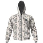 Beastie Boys Members Sabotage Pattern Zip Hoodie