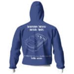 Beastie Boys Nasty Bits Art Blue Zip-Up Hoodie