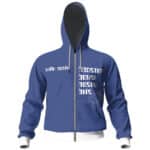 Beastie Boys Nasty Bits Art Blue Zip-Up Hoodie