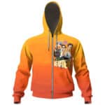 Beastie Boys Sabotage Wallpaper Zip-Up Hoodie