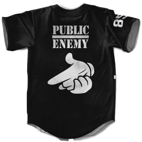 Crooks & Castles X Public Enemy Baseball Shirt