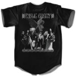 Dope Public Enemy Monochrome Art Baseball Uniform