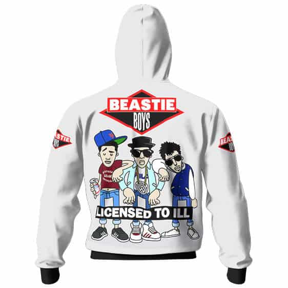 Licensed To Ill Beastie Boys Cartoon Zip Hoodie