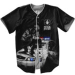 PE Flavor Flav Police Car Art Baseball Jersey