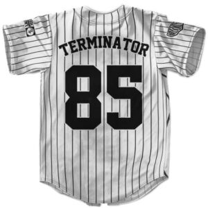 PE Terminator 85 Pinstripe Pattern Baseball Shirt