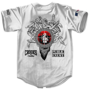 PE X Crooks & Castle Serpent Logo Baseball Shirt
