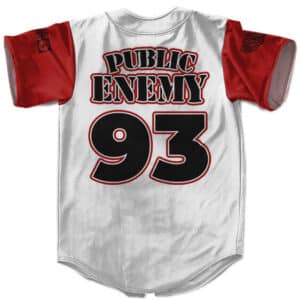 Public Enemy 1993 Logo Design Baseball Jersey