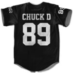 Public Enemy Chuck D 89 Logo Baseball Jersey