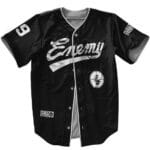 Public Enemy Chuck D 89 Logo Baseball Jersey