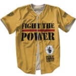 Public Enemy Fight The Power Logo Baseball Jersey