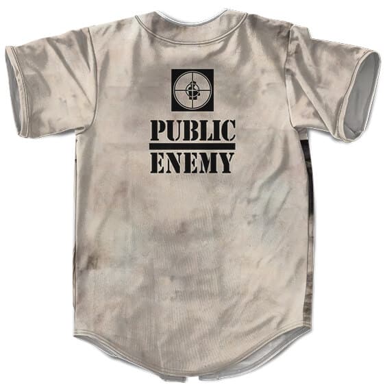Public Enemy Grunge Gunshot Logo Baseball Uniform
