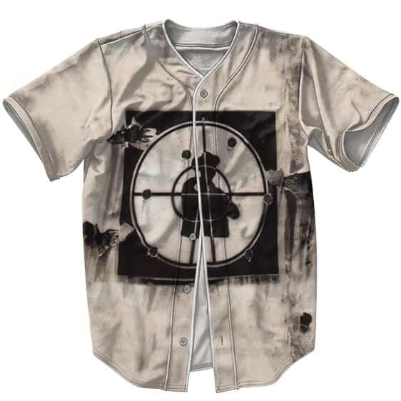 Public Enemy Grunge Gunshot Logo Baseball Uniform