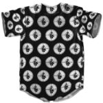 Public Enemy Iconic Logo Pattern Baseball Jersey