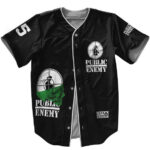 Public Enemy NY Half Skull Target Logo MLB Jersey