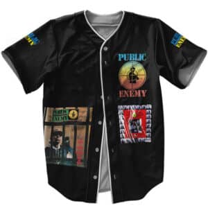Public Enemy Poster Covers Logo Art MLB Jersey