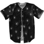 Public Enemy Target Logo Pattern Black MLB Jersey