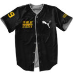 Puma X Public Enemy Retro Logo Baseball Shirt