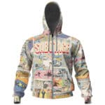 Sabotage Beastie Boys Comic Strips Art Zip Hoodie