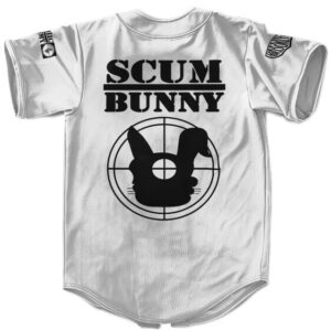 Scum Bunny X Public Enemy Logo Baseball Jersey