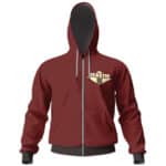 The Beastie Boys Group Boombox Red Zip-Up Hoodie