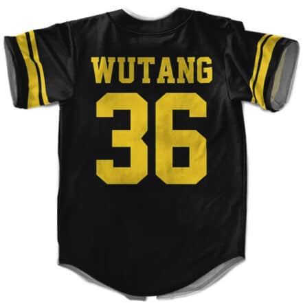 Wu-Tang Clan 36 Minimalist Logo Baseball Shirt