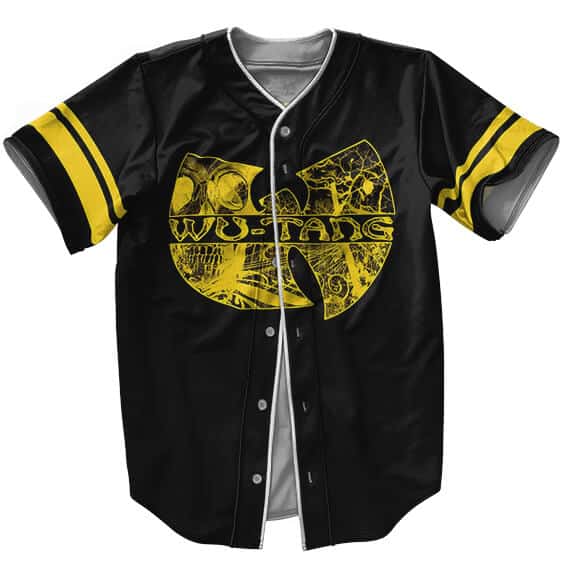 Wu-Tang Clan 36 Minimalist Logo Baseball Shirt