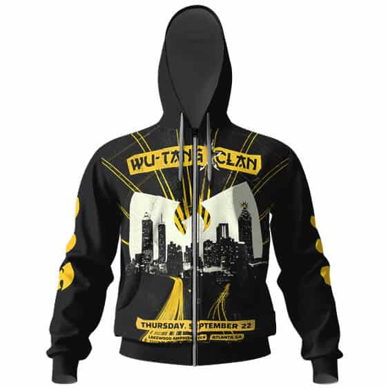 Wu-Tang Clan Atlanta City Poster Zipper Hoodie