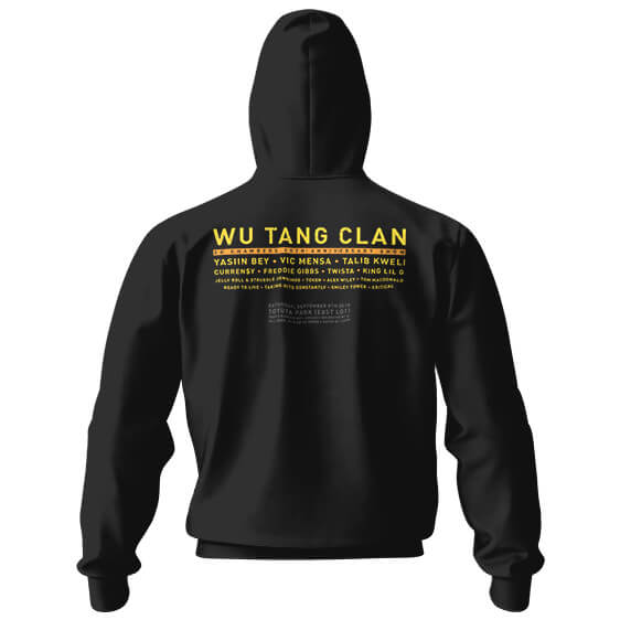 Wu-Tang Clan City Building Logo Zip-Up Hoodie