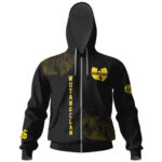 Wu-Tang Clan Crew Artwork Black Zip-Up Hoodie