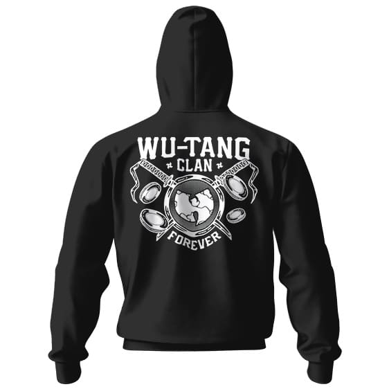 Wu-Tang Clan Forever Logo Black Zip-Up Hoodie