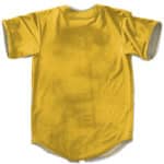 Wu-Tang Clan Iconic Logo Yellow Baseball Jersey