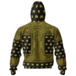 Wu-Tang Clan Logo Bandana Pattern Zipper Hoodie