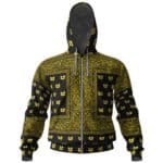 Wu-Tang Clan Logo Bandana Pattern Zipper Hoodie