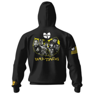 Wu-Tang Clan Members Logo Art Zip-Up Hoodie