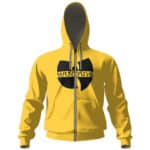 Wu-Tang Clan Minimalist Logo Yellow Zipper Hoodie