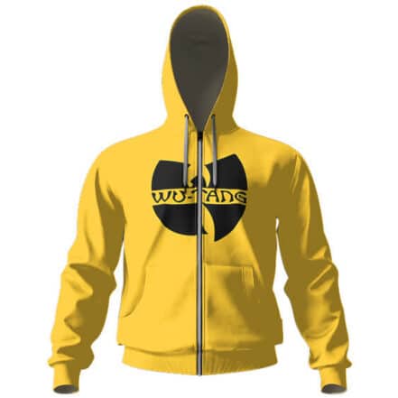 Wu-Tang Clan - Unisex Slanted Logo Mono Pullover Hoodie