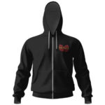 Wu-Tang Clan Tiger & Rose Logo Art Zip-Up Hoodie